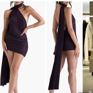 HOUSE OF CB AIDA SATIN MINI DRESS